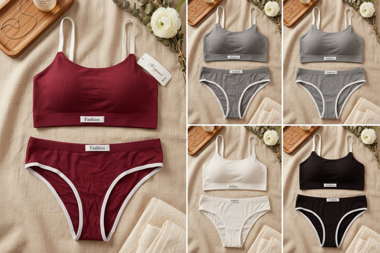 Parisa Fashion Soft Ease Everyday Padded Bra Set