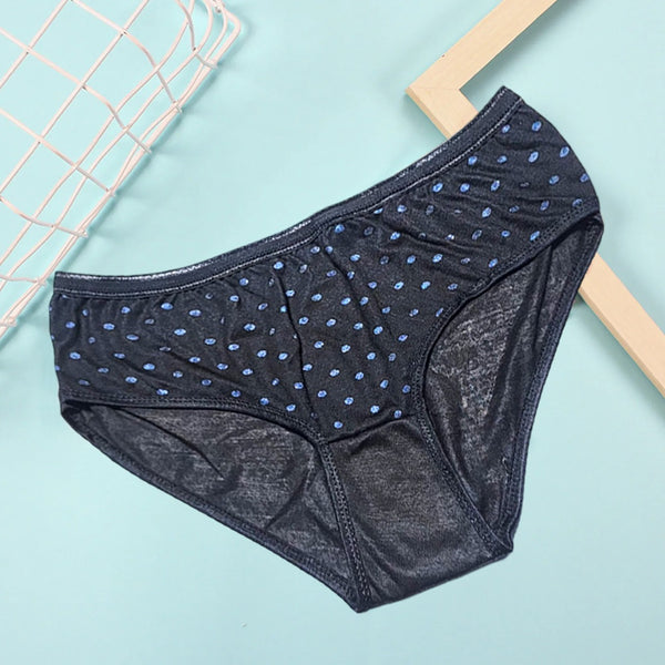 Parisa Polka Dot Cotton Brief Panties – Soft Seamless Everyday Comfort (Pack of 5)