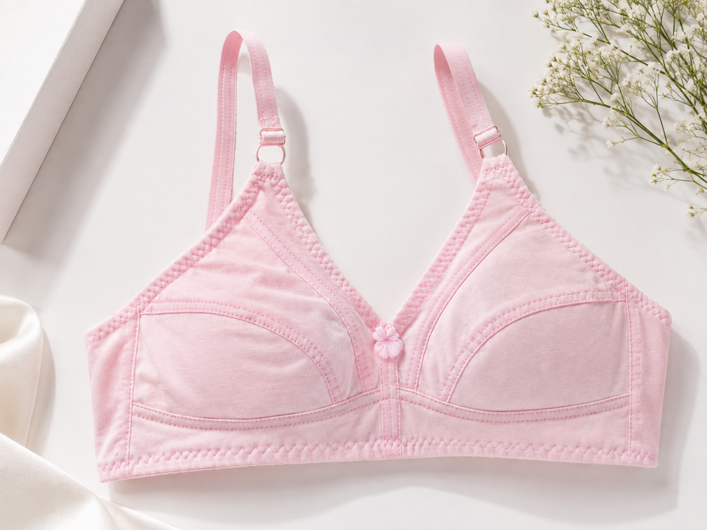 Parisa Premium Malai Fabric Non-Padded Bra – Pack of 2